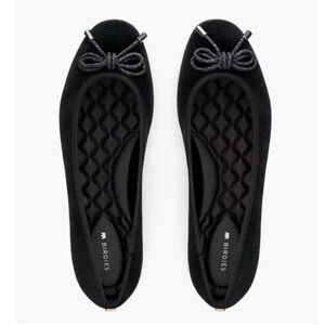 Birdies Black Bow-Accent Flats